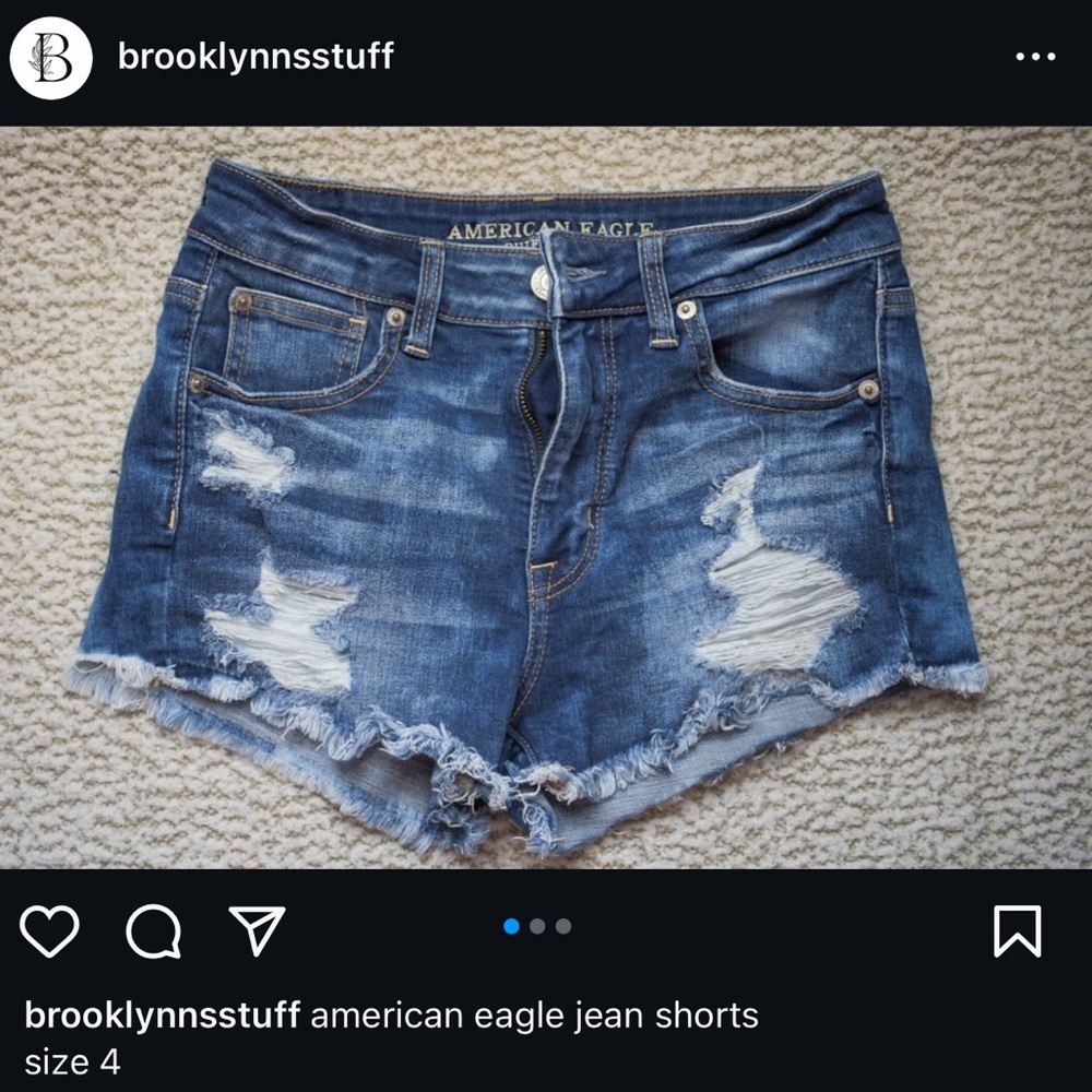 american eagle jean shorts - rarely worn.
